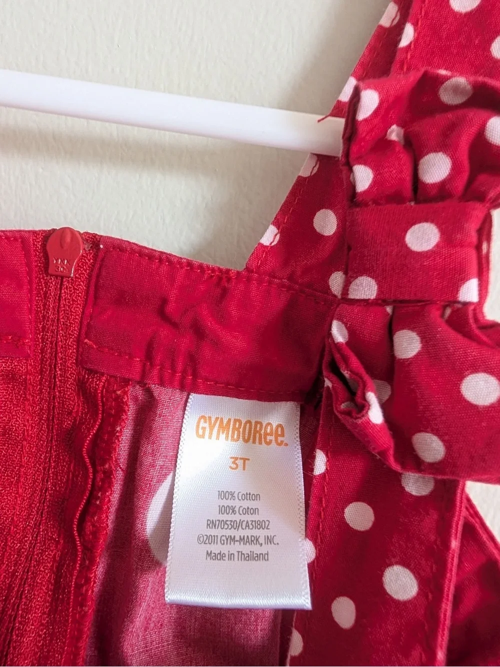 Gymboree Girls Red Polka Dot Dress | Size 3T | Holiday & Special Occasion